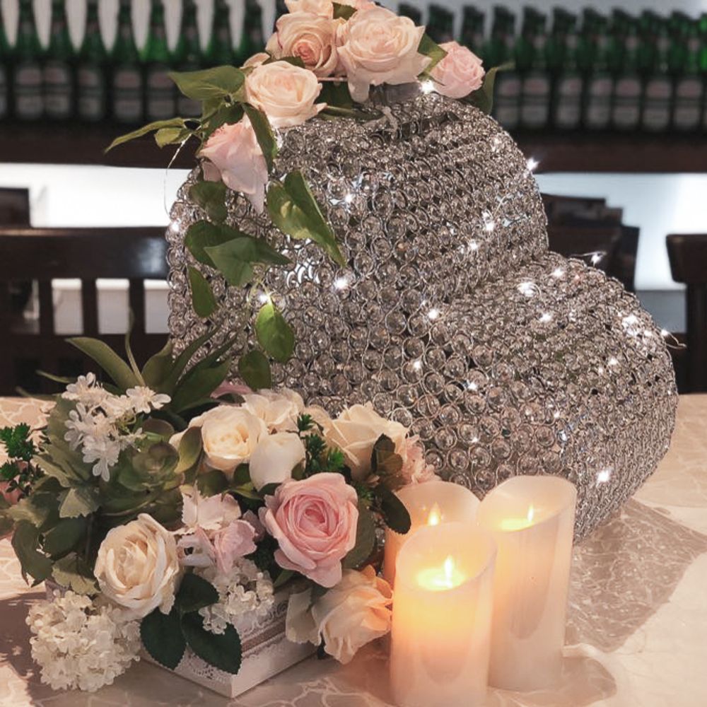 Heart Crystal Money Box